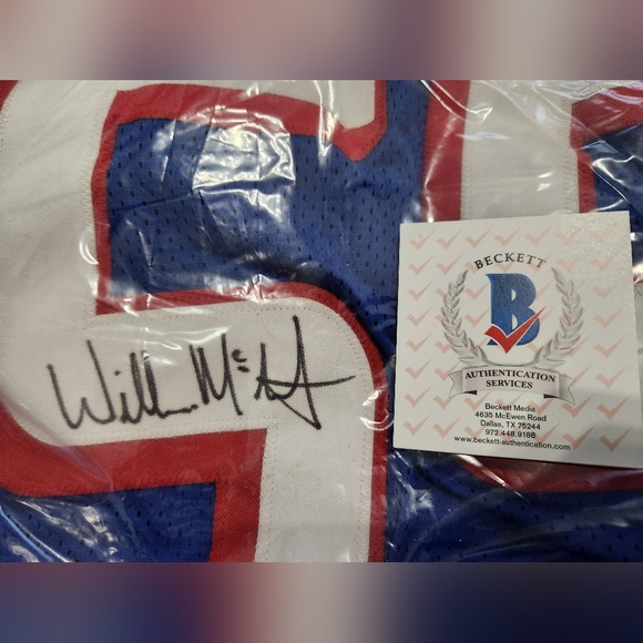 Signed Willie McGinest Patriots Jersey - Picture 4 of 5